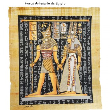 Papiro egipcio fotoluminiscente