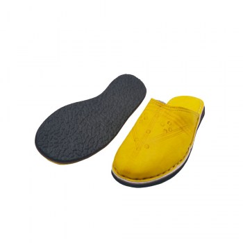 zapatillas Babuchas marroquíes abiertas amarillas