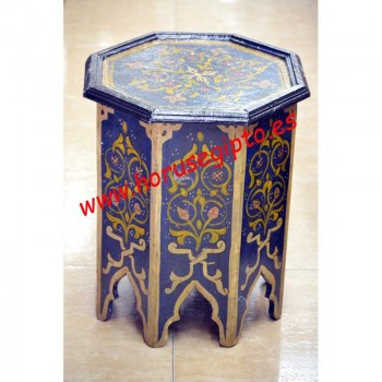 mesa marroquí azul