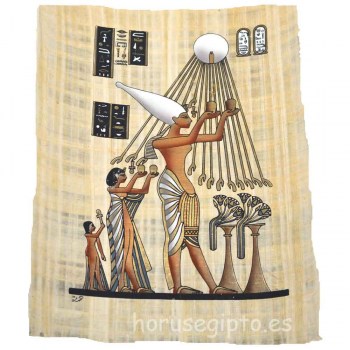 Akenatón y Nefertiti