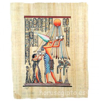 Akenatón y Nefertiti